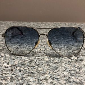 Chanel aviator glasses
